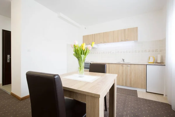 Apartment kitchen interior design — Stock Photo, Image