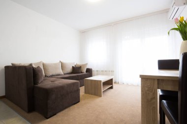 Salon daire iç tasarım