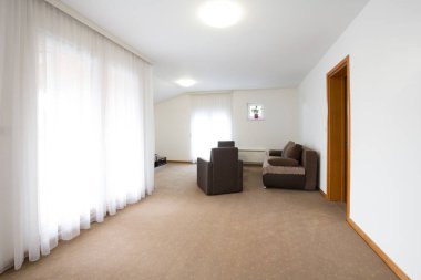 Salon daire iç tasarım