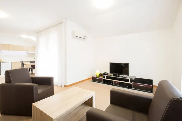 Sala de estar apartamento design de interiores — Fotografia de Stock