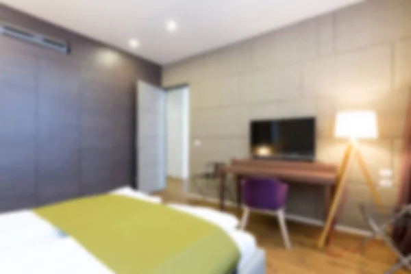 Innenraum des Hotelappartements, Schlafzimmer — Stockfoto