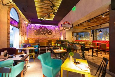 İç modern kentsel Restoran