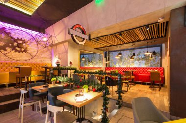 İç modern kentsel Restoran