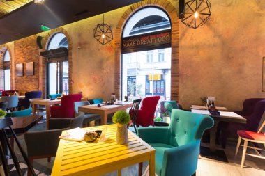 İç modern kentsel Restoran