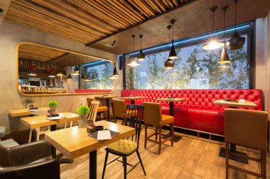 İç modern kentsel Restoran