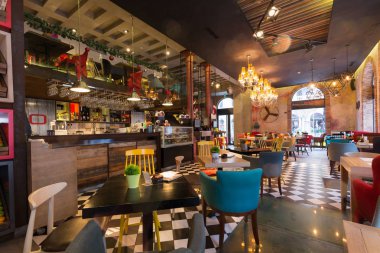 İç modern kentsel Restoran