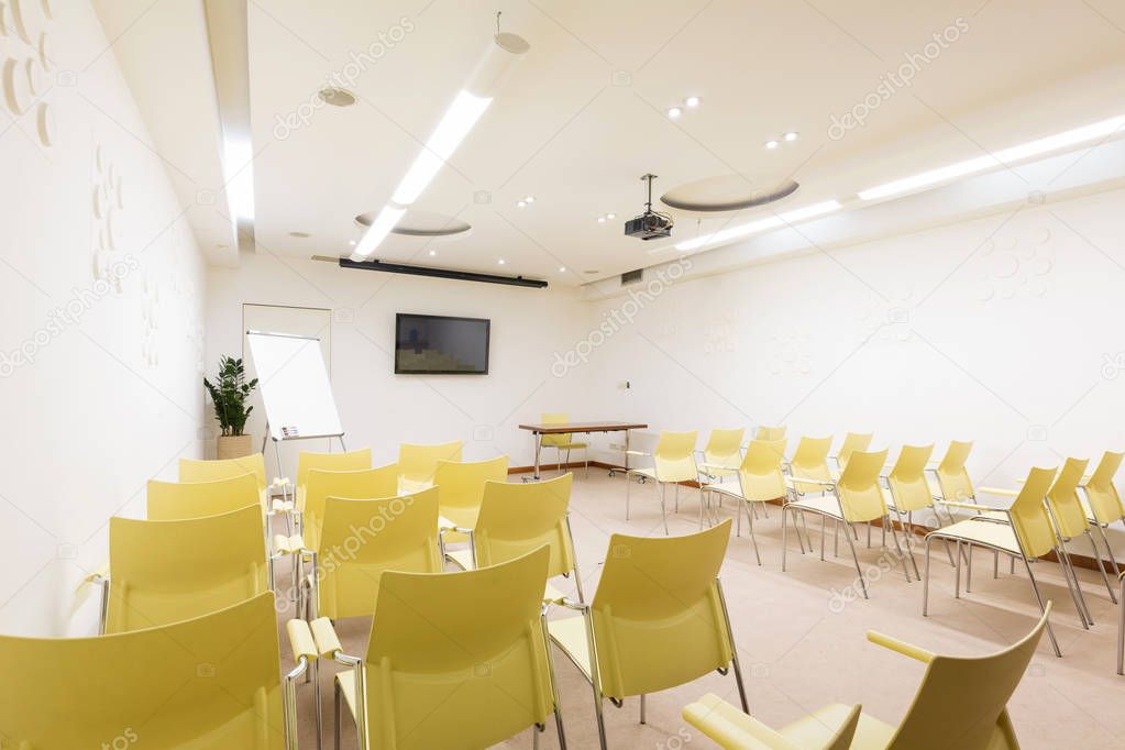 Interior of a conference room