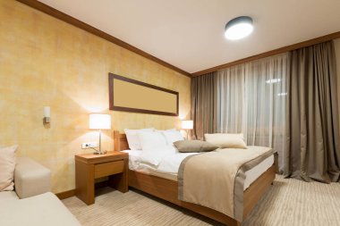 Hotel apartment, yatak odası iç