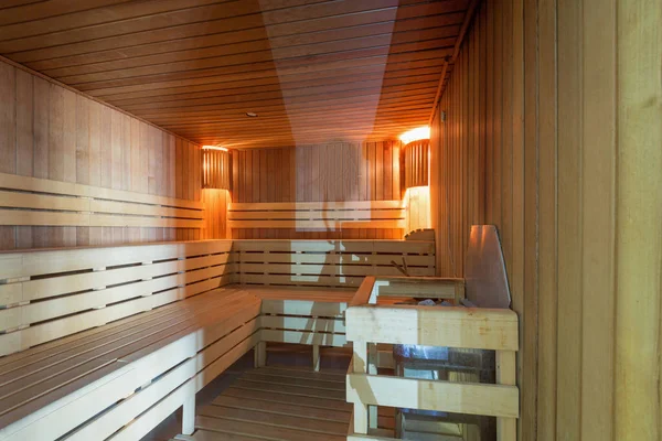 Interno dell'hotel, sauna, vapore — Foto Stock