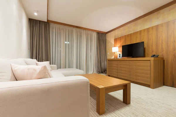 Interieur van een kamer in het Berghotel — Stockfoto