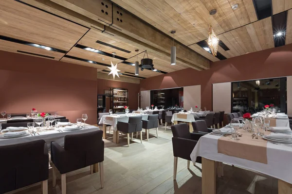 Hotel Restaurant Interieur Speisesaal — Stockfoto