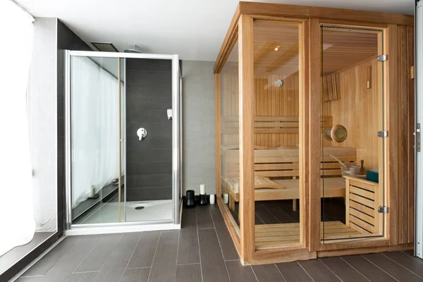 Sauna nel centro benessere — Foto Stock