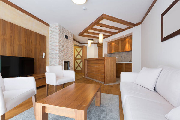 Интерьер квартиры в отеле