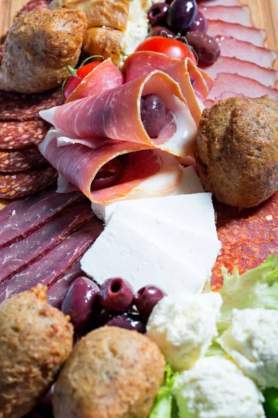 Placa de Aperitivo Serbio Meze — Foto de Stock