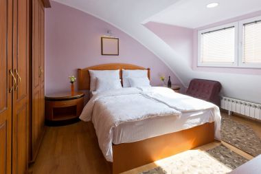 Otel yatak odası iç evi
