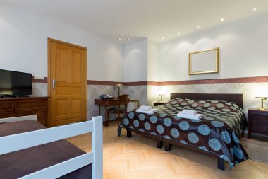 Otel odasının iç tasarımı