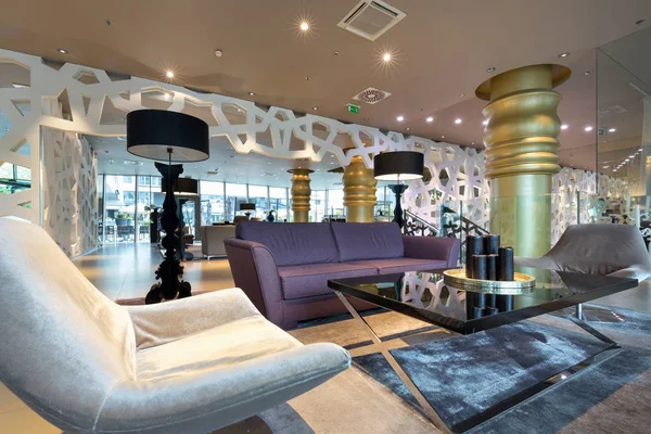 Modern lyx hotellets lounge — Stockfoto