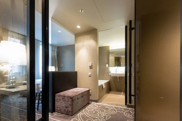 Luxus Hotelzimmer Interieur — Stockfoto