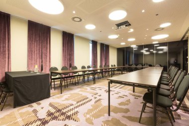 İç modern lüks konferans salonu