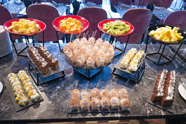Buffet dessert alimentation saine — Photo