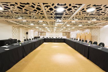 İç modern lüks konferans salonu