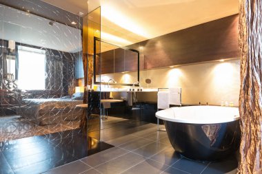 Lüks banyo iç dekor