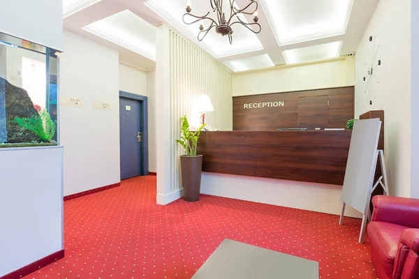 Hotell interiör, receptionen — Stockfoto