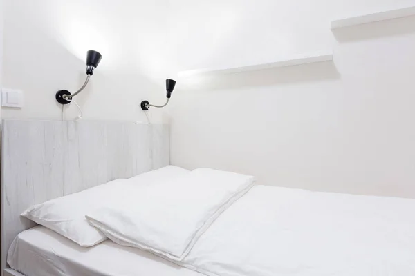 Kleine slaapkamer interieur appartement — Stockfoto