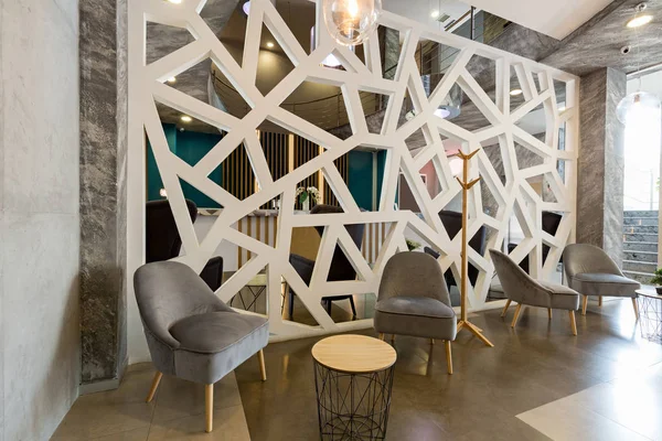 Hotellets lounge café interiör — Stockfoto