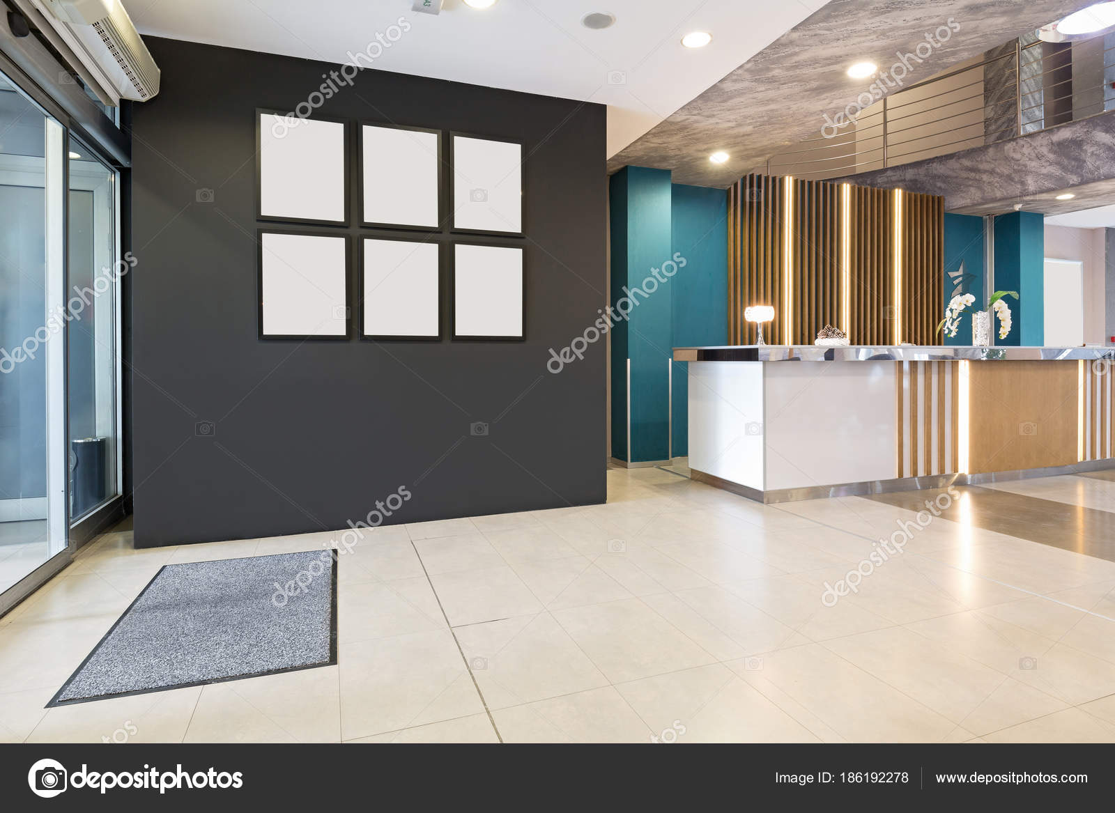 Hotel Reception Desk Area Stock Photo Rilueda 186192278 Hotel Reception Desk Area Stock Photo
