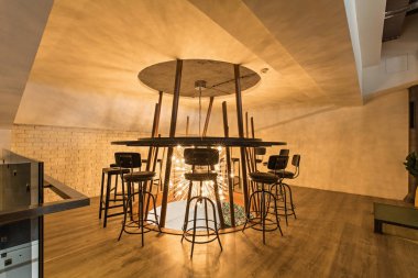 Yeni bir lüks Restoran, Lobi Kafe, lounge bar iç