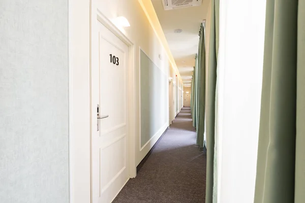Interiér hotelu koridor — Stock fotografie