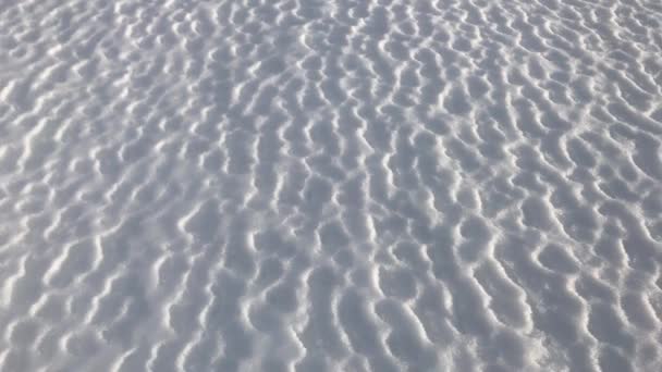 Kar fırtınası ve şekiller — Stok video