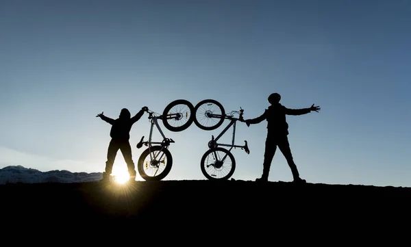 Hedef başarı Bisiklet — Stok fotoğraf