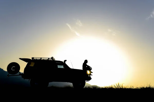 Idea de Camping y plan de espíritu aventurero — Foto de Stock