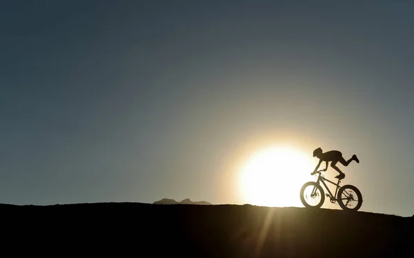 Crazy on the bikes fat bike — Stock Photo, Image