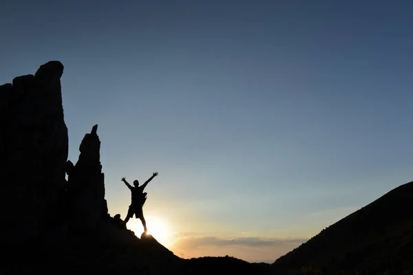 Hay paz en las montañas, hay felicidad — Foto de Stock