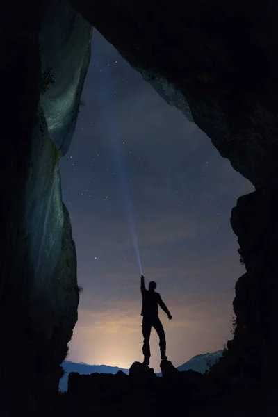 하늘의 별 빛을 유지 — 스톡 사진