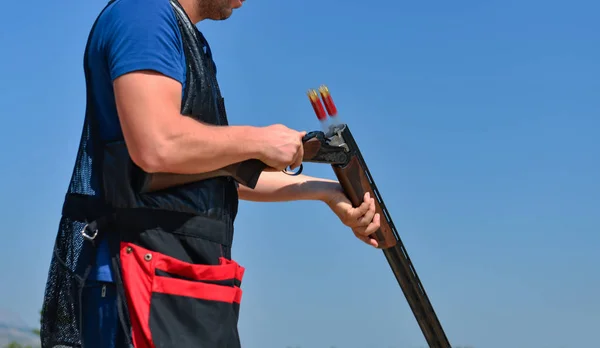 Csapda és Skeet lövő — Stock Fotó