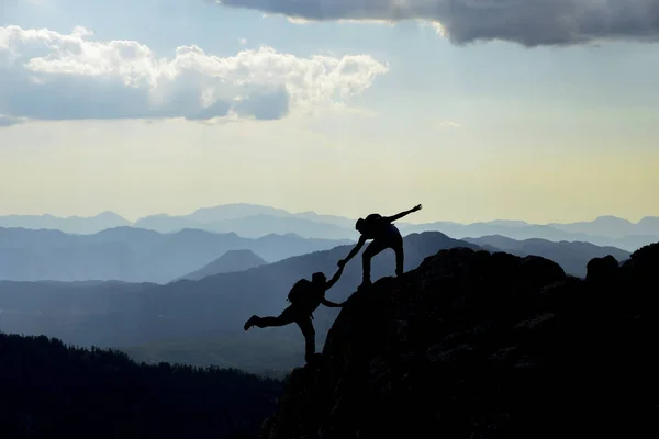 Fascinerende Bergketens Liefdadigheid Passie — Stockfoto