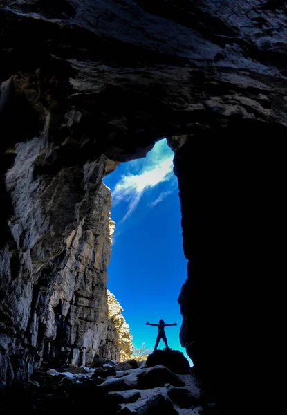 Успішна Розвідка Печер Тур — стокове фото
