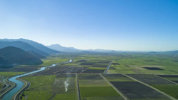 Les Zones Agricoles Les Canaux Irrigation Les Grandes Terres — Photo