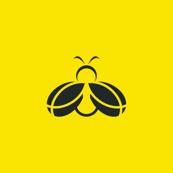 Концепції Бджіл Логотип Векторний Графічний Абстрактний Шаблон — стоковий вектор