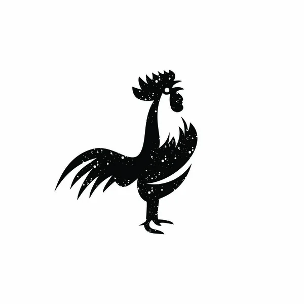 Gallo Empresa Logo Vector Plantilla Diseño Ilustración — Archivo Imágenes Vectoriales