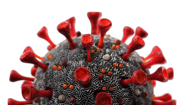 Coronavirus SARS - COVID - 3 boyutlu tıbbi görüntüleme