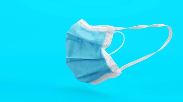 Tıbbi maske, 3 boyutlu tıbbi geçmiş, cerrahi ekipman.