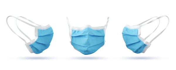医疗面罩 3D医疗背景 外科设备 免版税图库照片