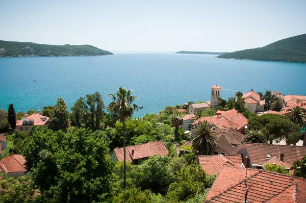 Herceg Novi is a coastal town in Montenegro located at the entra — Stock Photo, Image