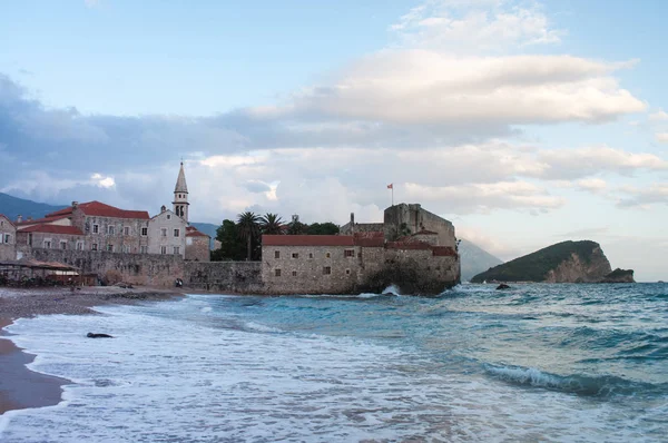 Budva is a Montenegrin town on the Adriatic Sea — Stock Photo, Image