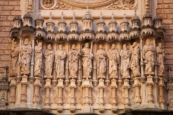 Santa Maria de Montserrat es una abadía benedictina Imágenes de stock libres de derechos